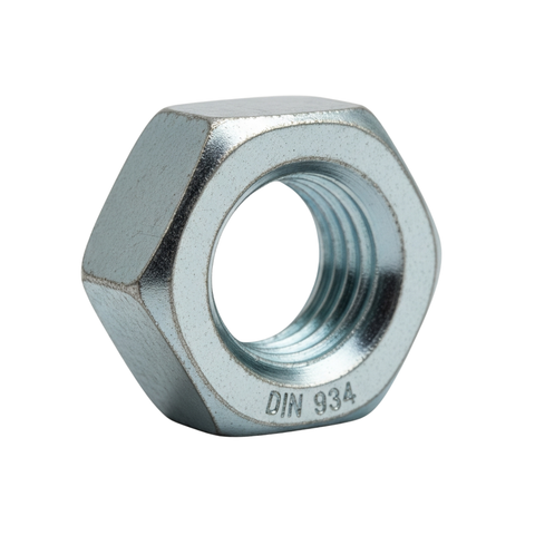 Sechskantmutter DIN 934, verzinkt Klasse 8