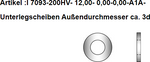 ISO 7093-1 200 HV - Flache Scheiben, große Reihe, verzinkt