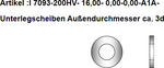 ISO 7093-1 200 HV - Flache Scheiben, große Reihe, verzinkt