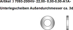 ISO 7093-1 200 HV - Flache Scheiben, große Reihe, verzinkt