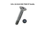Blech-Bohrschraube Senkkopf PH DIN 7504 Stahl